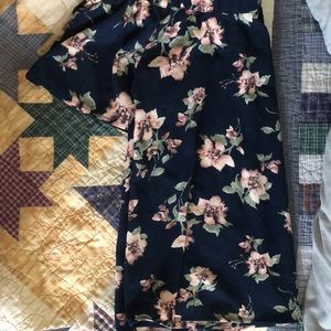 Off the shoulder Flower Shirt